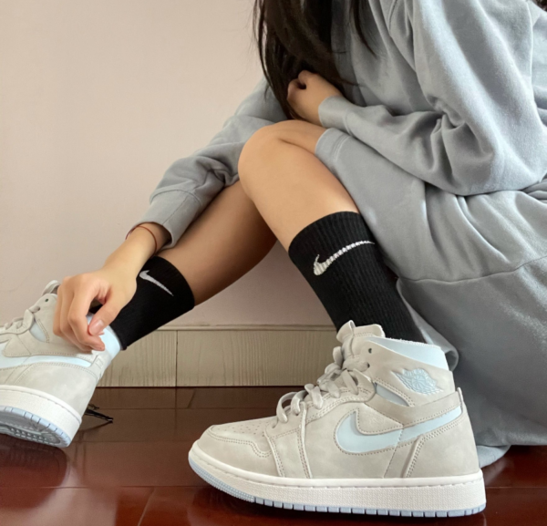 Giày Nike Air Jordan 1 High Comfort 'Cool Grey Light Blue' CT0979-004 - Ảnh 7