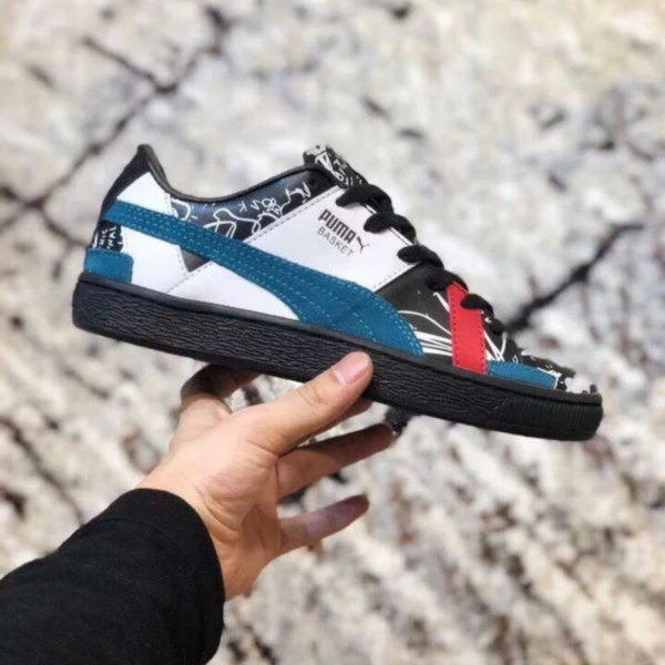 Giày Puma Shantell Martin x Basket 'Graphic' 366531-02 - Ảnh 5