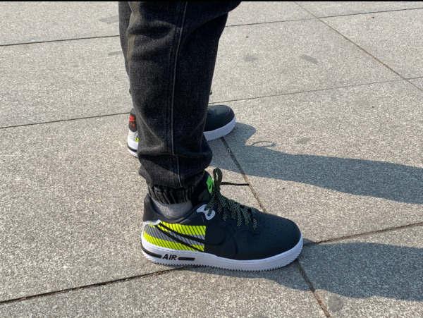 Giày Nike 3M x Air Force 1 React LX 'Anthracite Volt' CT3316-003 - Ảnh 2