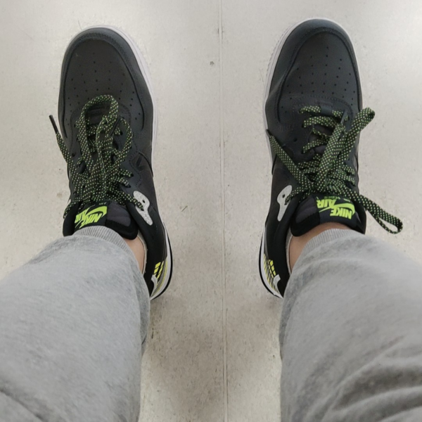 Giày Nike 3M x Air Force 1 React LX 'Anthracite Volt' CT3316-003 - Ảnh 5