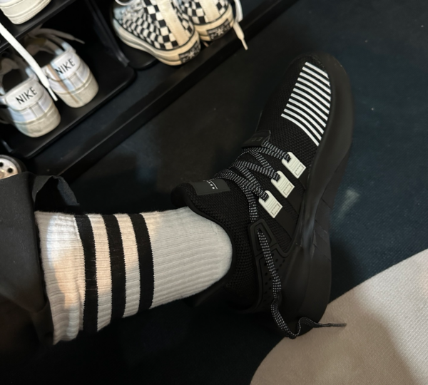 Giày Adidas EQT Bask ADV 'Core Black' BD7773 - Ảnh 6