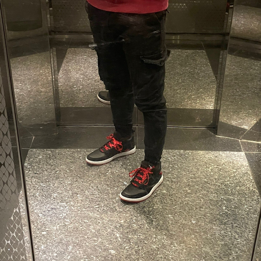 Alternative view of Giày Nike Jordan Fadeaway 'Black & White' AO1329-023