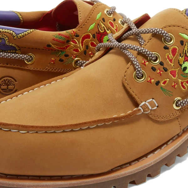 Giày Timberland 3-Eye Clot Handsewn Boat Shoe 'Wheat' TB0A5Z9B231-WHE - Ảnh 6