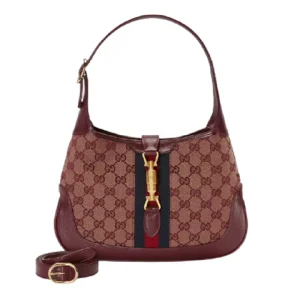 Túi Gucci Jackie 1961 Small Shoulder Burgundy GG Canvas ‎636706-GY5WG-9864