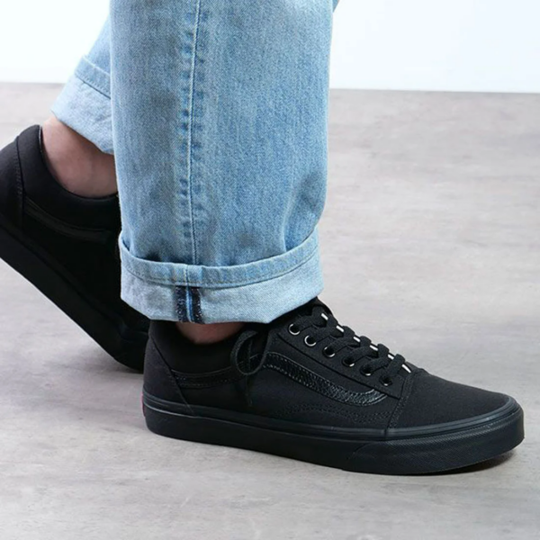 Giày Vans Old-Skool 'Triple Black' VN000D3HBKA - Ảnh 7