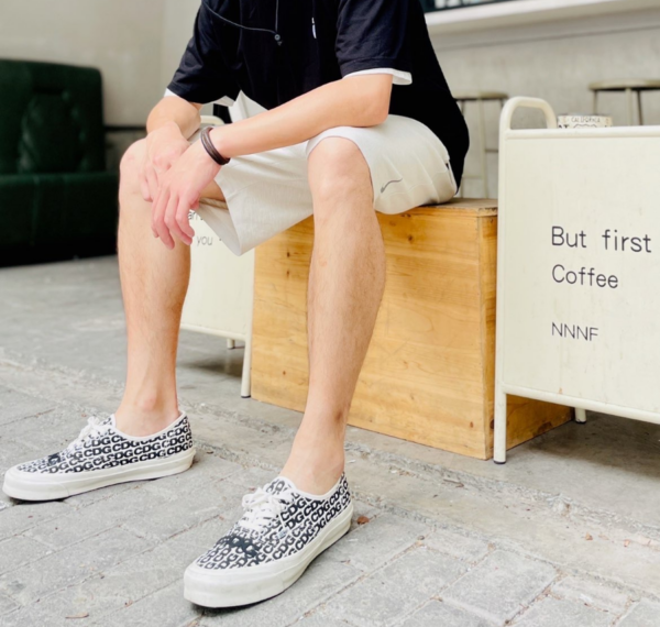 Giày Vans Comme des Garçons 'CDG Print De Blanc' VN0A4BV9SHM - Ảnh 3
