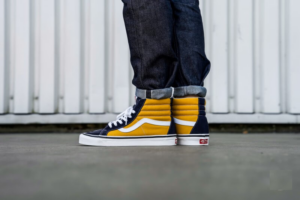 Giay Vans Sk8-Hi 38 DX Anaheim Factory 'OG Navy' VN0A38GFUBT