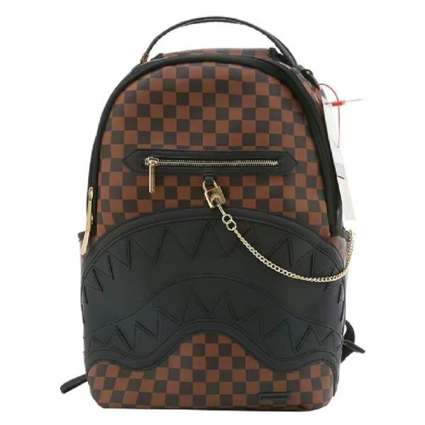 Balo Sprayground DLX Shark 'Brown Black' W0825727