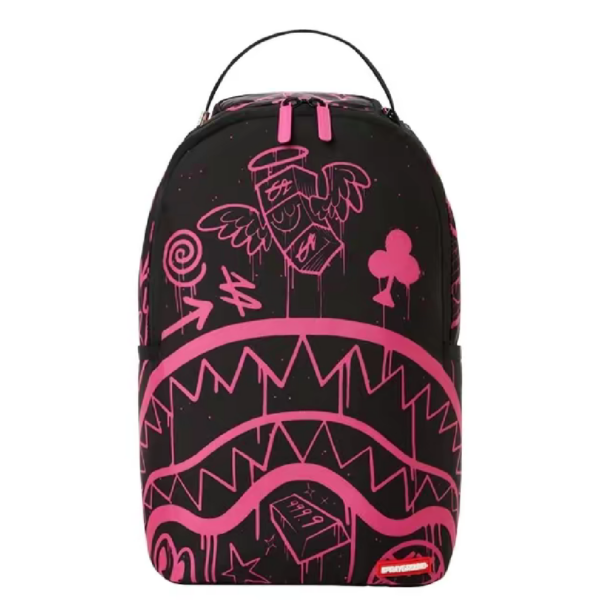Balo Sprayground Drak Contrast Graffiti 'Black Pink' W0835726