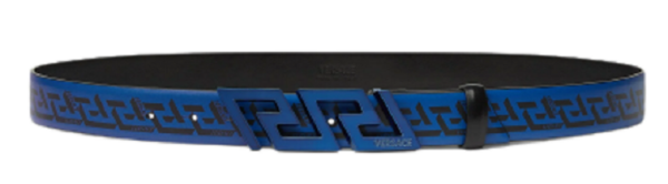 Thắt Lưng Versace Le Greca Belt 'Blue And Black' 1002237-1A01755-5U290