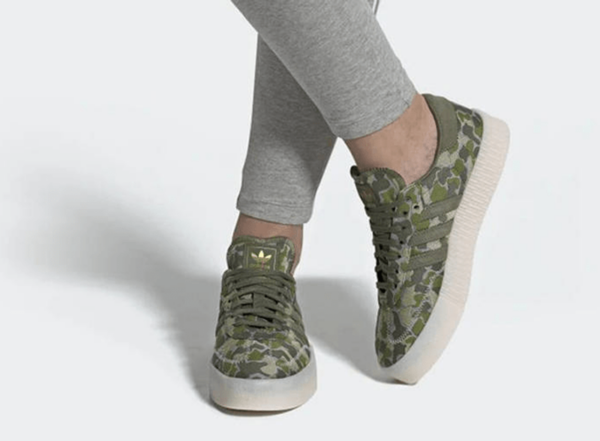 Giày Adidas Wmns Sambarose 'Olive Camo' EE4677 - Ảnh 4