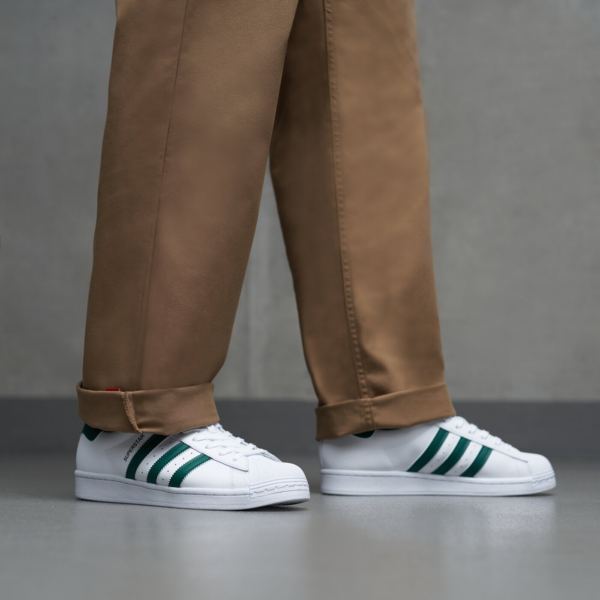 Giày Adidas Superstar 'White Collegiate Green' GZ3742 - Ảnh 5