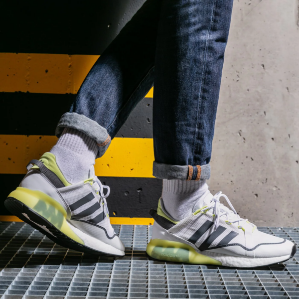Giày Adidas ZX 2K Boost Pure 'White Pulse Yellow' GZ7729 - Ảnh 3