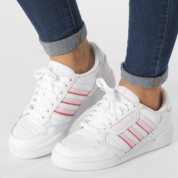 Giày Adidas Wmns Continental 80 Stripes Pink S42625 - Ảnh 2