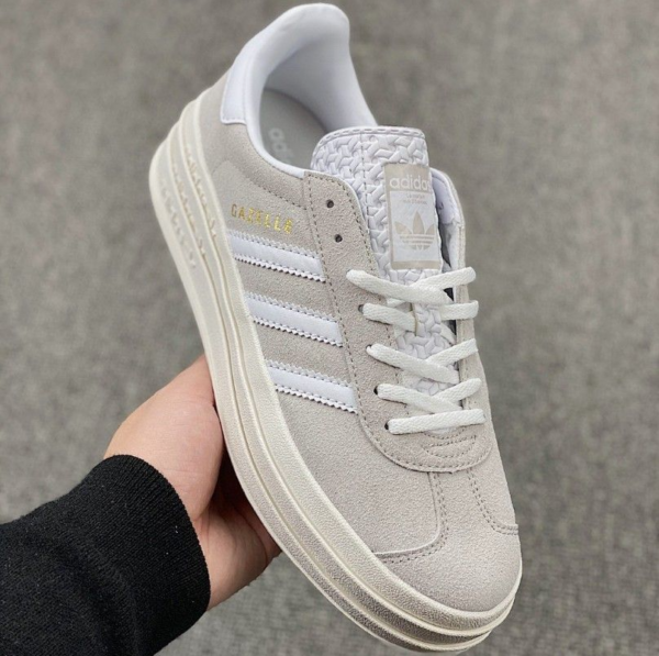 Giay Adidas Gazelle Bold 'Gray Two' HQ6893