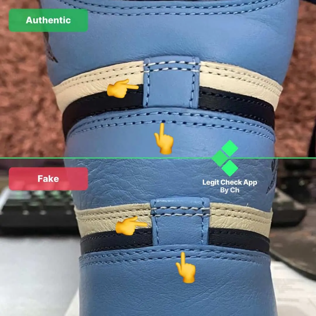 Hinh anh 11: Huong dan cach phan biet giay Nike Air Jordan 1 Obsidian real va fake