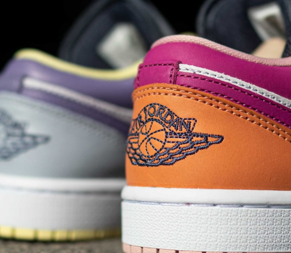 Giày Nike Air Jordan 1 Low 'Mismatched Purple Magenta' DJ4342-400 - Ảnh 9