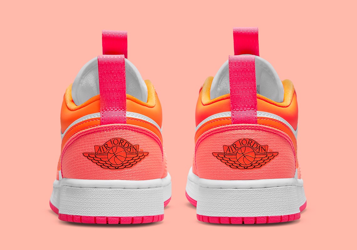 Hinh anh 4: Air Jordan 1 Low Utility xuat hien phoi mau cuc yeu danh cho tre em!