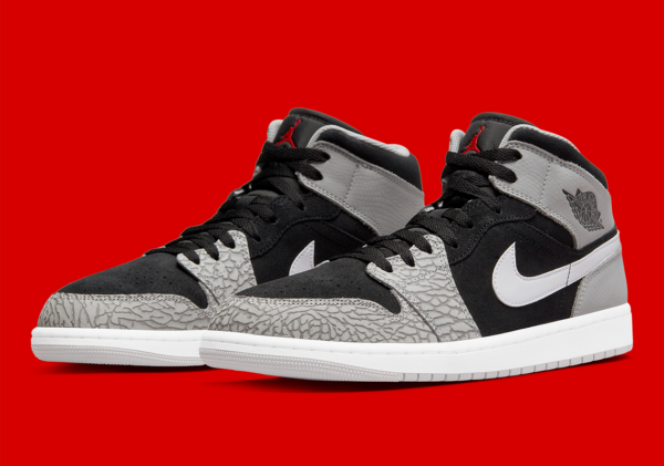 Giày Nike Air Jordan 1 Mid SE 'Elephant Toe' DM1200-016 - Ảnh 6
