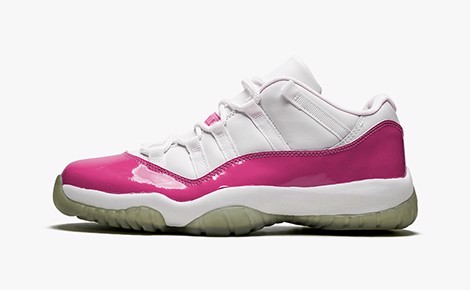Air Jordan 11 Retro Low GS “Hot Pink” Phối màu: White/Hot Pink Code: 834008-162 Ngày ra mắt: 14/04/2001 Giá bán lẻ: 115 USD