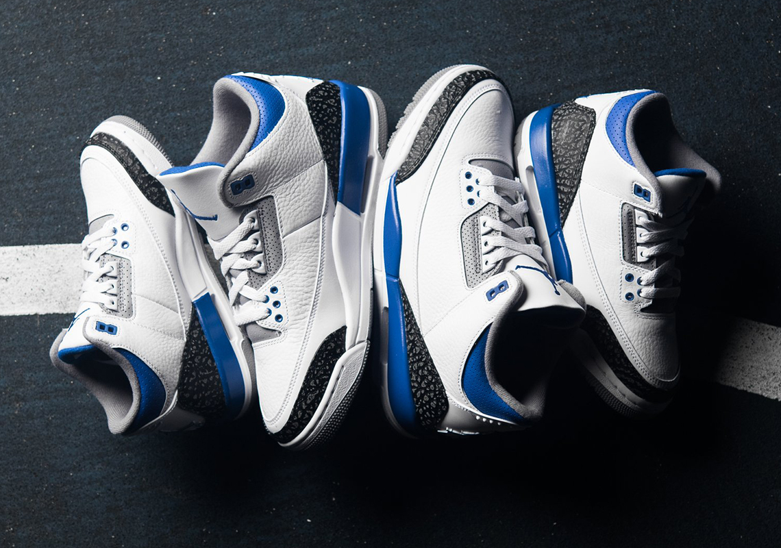 Lịch phát hành chính thức của Air Jordan 3 "Racer Blue" và những đôi Air Jordan 3 đáng mua nhất Hinh anh 4: Lich phat hanh chinh thuc cua Air Jordan 3 "Racer Blue" va nhung doi Air Jordan 3 dang mua nhat
