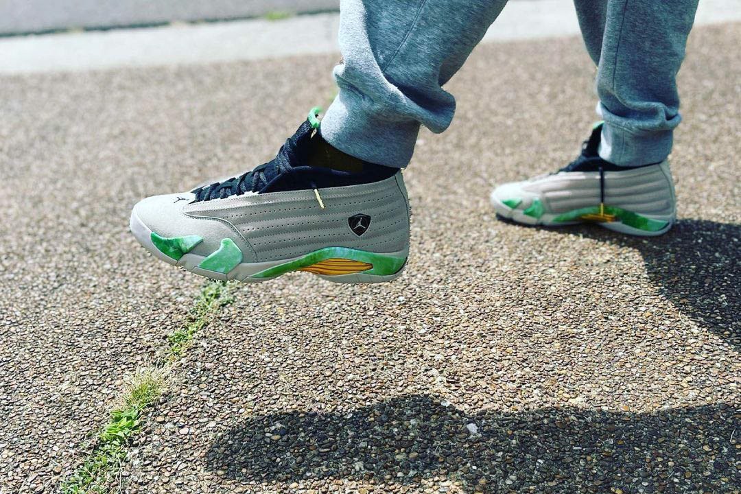 Nhung hinh anh dau tien cua Aleali May x Air Jordan 14 Low