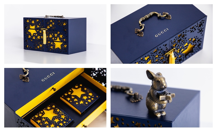 Tận mắt ngắm những hộp bánh Trung thu của các thương hiệu hàng đầu như Hermes, LV, Gucci: Chỉ nhìn độ "sang chảnh" thôi cũng thấy ngon miệng rồi Hinh anh 3: Tan mat ngam nhung hop banh Trung thu cua cac thuong hieu hang dau nhu Hermes, LV, Gucci: Chi nhin do "sang chanh" thoi cung thay ngon mieng roi