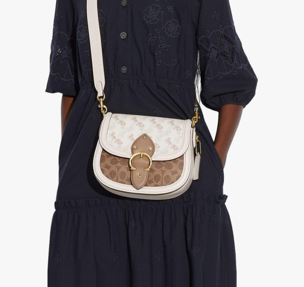 Túi Coach Beat Saddle Bag With Horse And Carriage Print C3841 B4SN5 - Ảnh 2