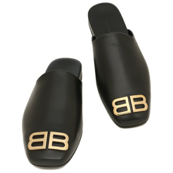 Giày Balenciaga Cozy Leather Mule 653808-WBB52-1088 - Ảnh 4