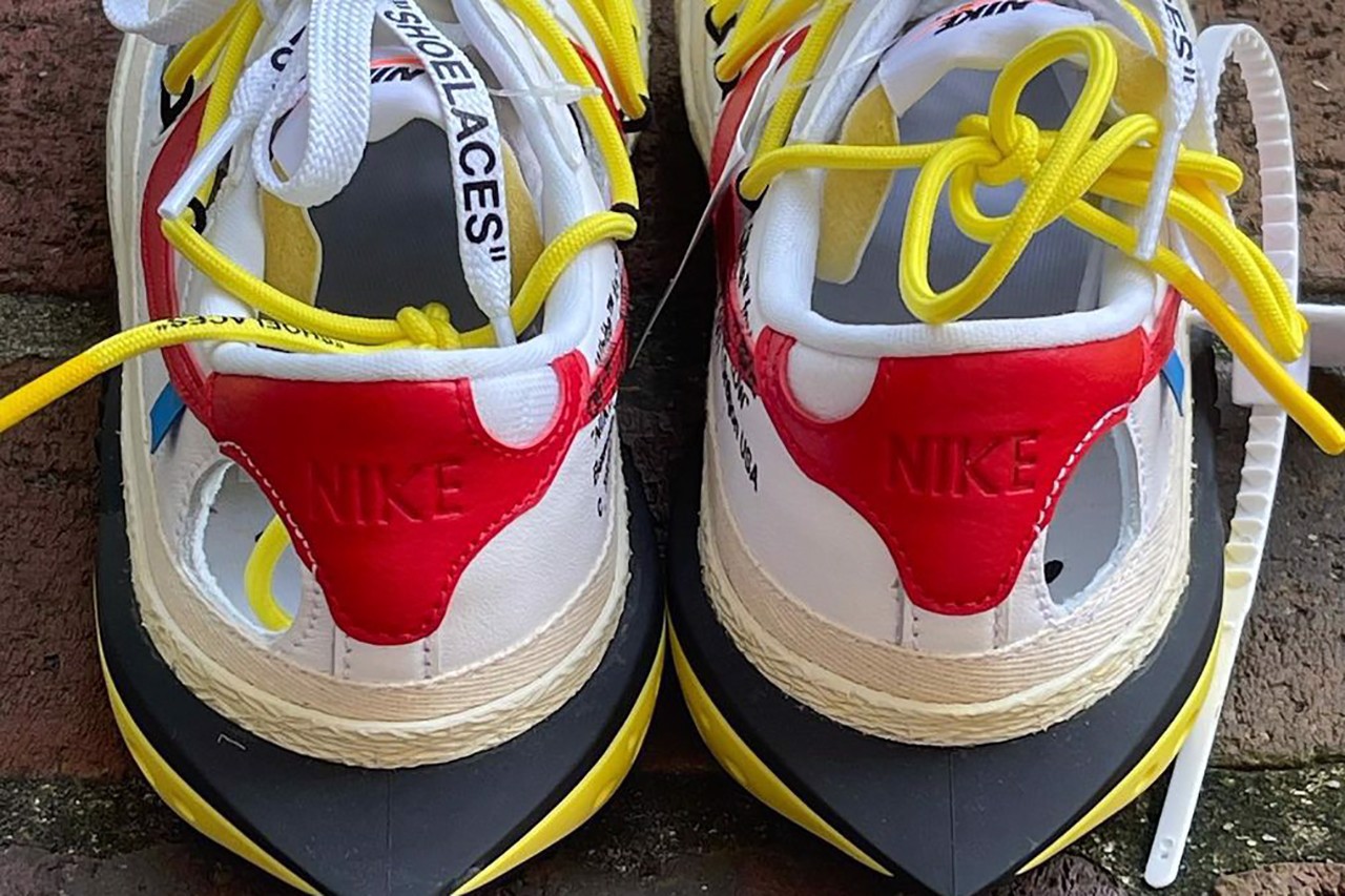 Cùng ngắm nhìn Off-White™ x Nike Blazer Low trong phối màu trắng Hinh anh 4: Cung ngam nhin Off-White™ x Nike Blazer Low trong phoi mau trang