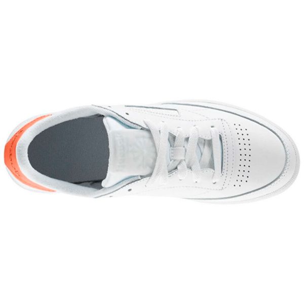 Giày Reebok Club C 85 Trim Leather 'White-Snowy Grey' BS9606 - Ảnh 4
