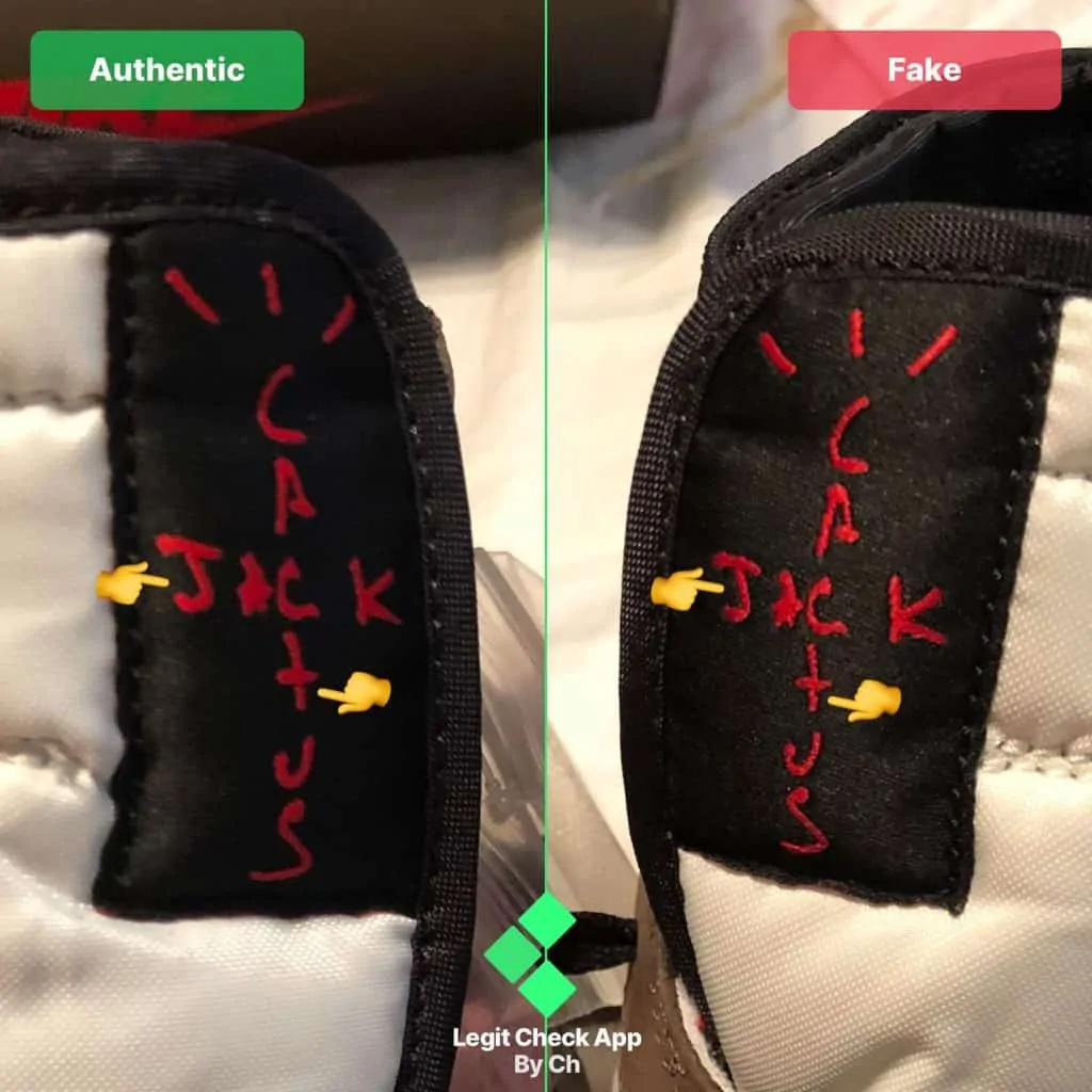Legitcheck: Hướng dẫn cách phân biệt Air Jordan 1 High Travis Scott Real và Fake Hinh anh 10: Legitcheck: Huong dan cach phan biet Air Jordan 1 High Travis Scott Real va Fake