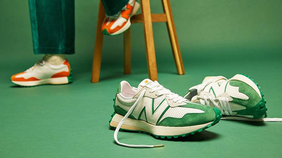 Hinh anh 1: Review giay: New Balance 327 x Casablanca: Nguoi di dau cua xu the