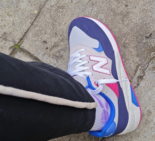 Giày New Balance 580 Pink Blue CMT580TE - Ảnh 2
