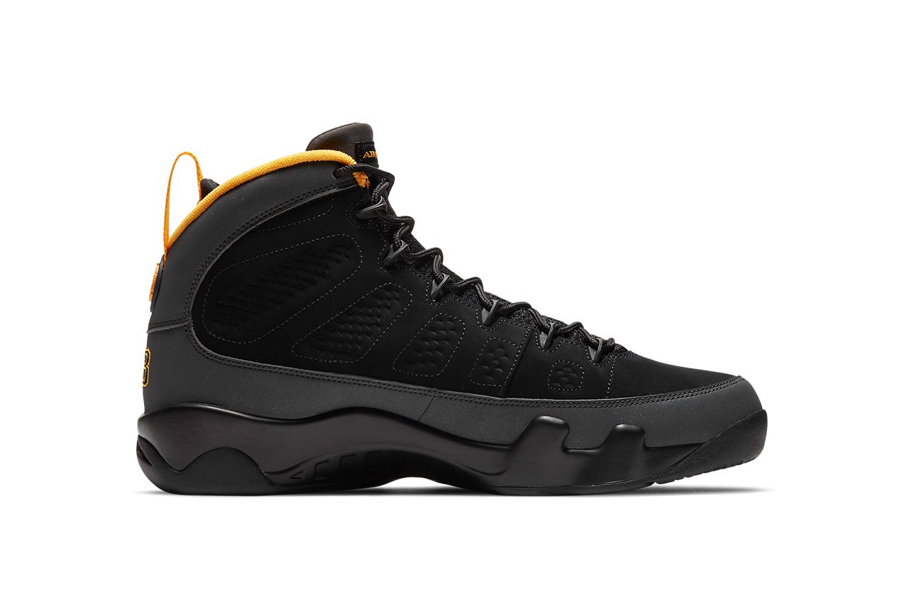 Hinh anh 2: Cai nhin can canh ve doi Air Jordan 9 “University Gold” cuc dep la