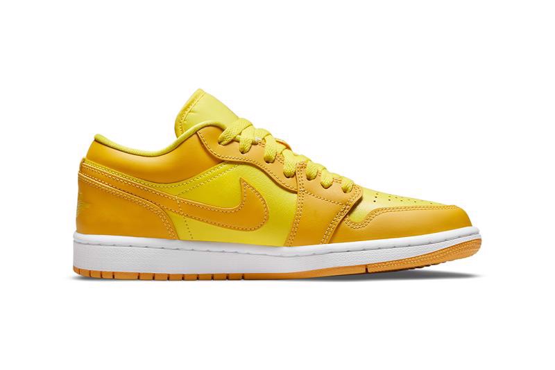 Hinh anh 2: Cam nhan mua he cung Air Jordan 1 Low "Yellow Strike"