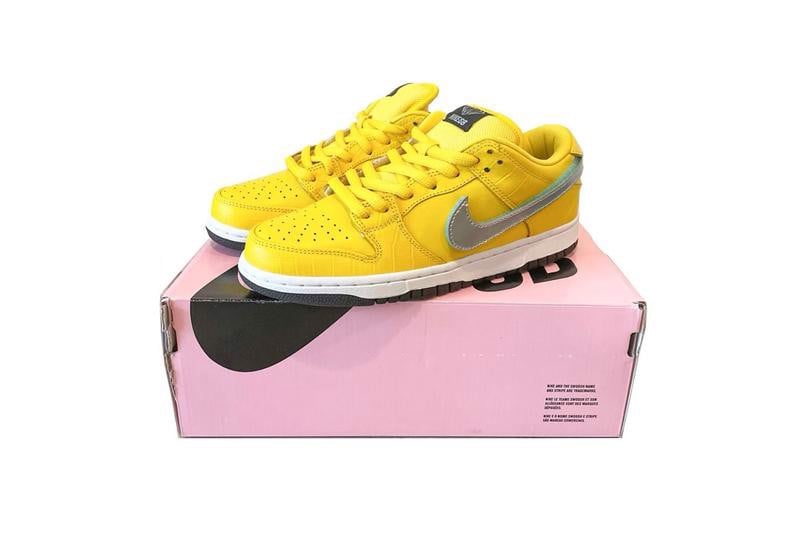 Hinh anh 3: Diamond x Nike SB Dunk Low "Canary" duoc dau gia voi muc dich tu thien