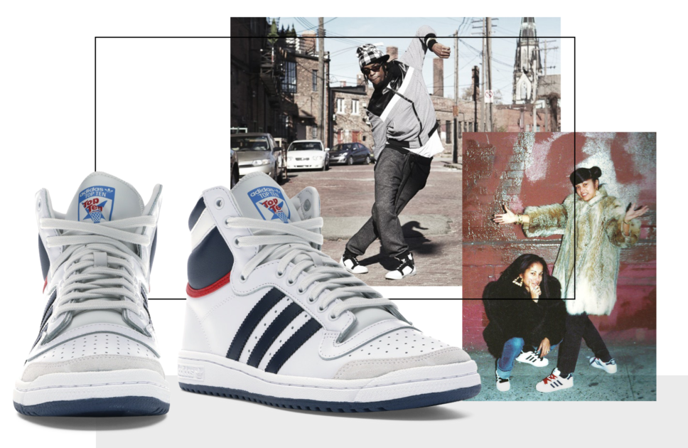 Hinh anh 3: Giay bong ro dac trung cua moi thoi dai - Adidas Top Ten