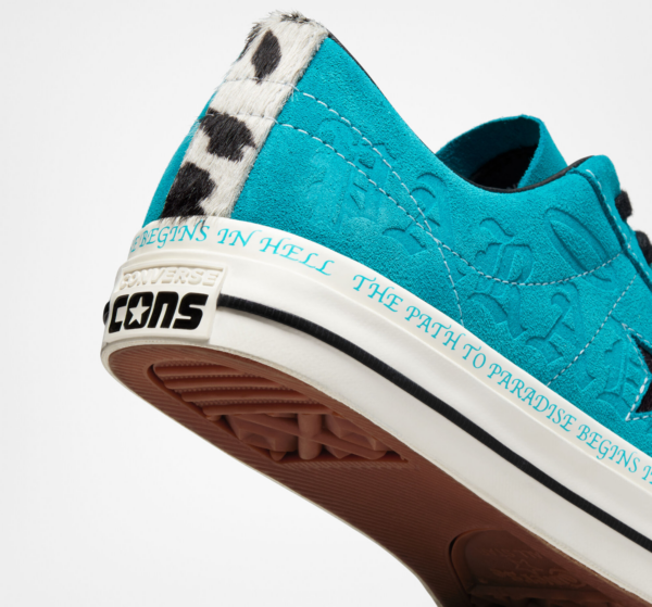 Giày Converse x Sean Pablo One Star Ox Rapid Teal 'Blue' 173215C - Ảnh 7
