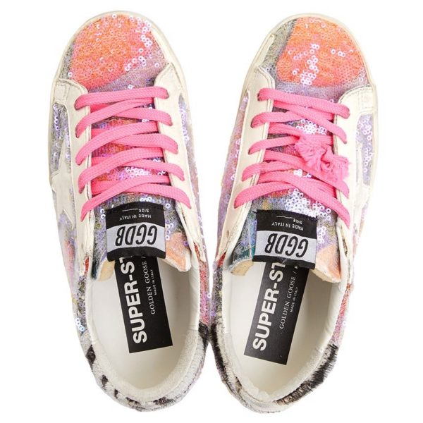 Giày Golden Goose Supper-Star 'Pink' GWF00101 F002598 81544 - Ảnh 3