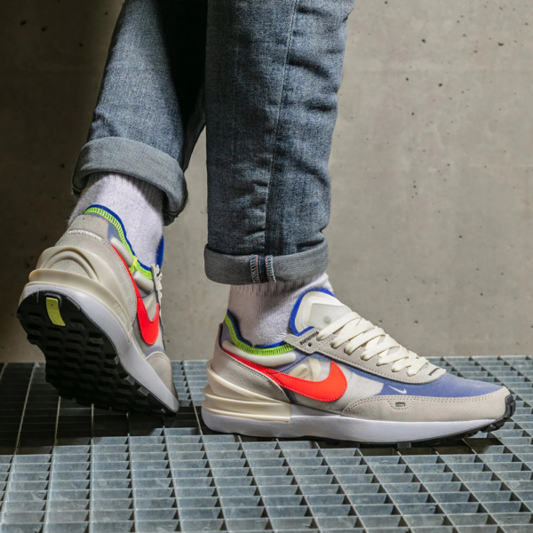 Giày Nike Waffle One 'Coconut Milk Crimson Royal' DA7995-101 - Ảnh 2