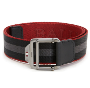 Thắt Lưng Bally Casual 'Black Red' CONNOR-35-M-90