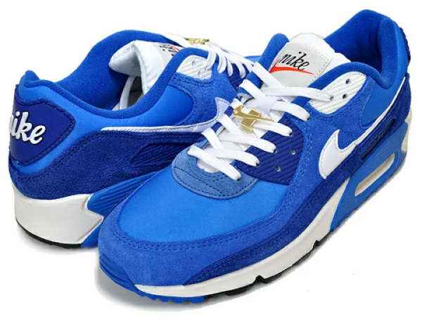 Giày Nike Air Max 90 SE 'First Use Pack Signal Blue' DB0636-400 - Ảnh 9