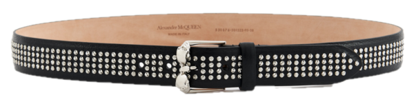Thắt Lưng Alexander McQUEEN Twin Skull 'Black' 5508761AC9N1000