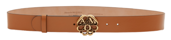 Thắt Lưng Alexander McQUEEN Seal Logo 'Tan' 6870741BRCD2002