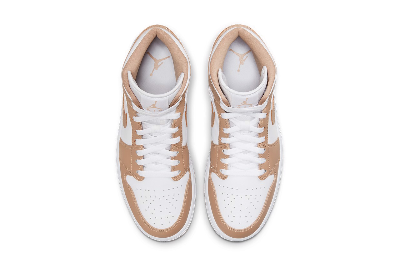 Hinh anh 4: Cam hung mua thu tran ngap tren doi Air Jordan 1 Mid mang ten "Hemp"