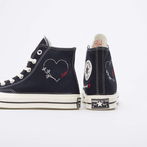 Giày Converse Chuck 70 High 'Valentine's Day Black' 171118C - Ảnh 6