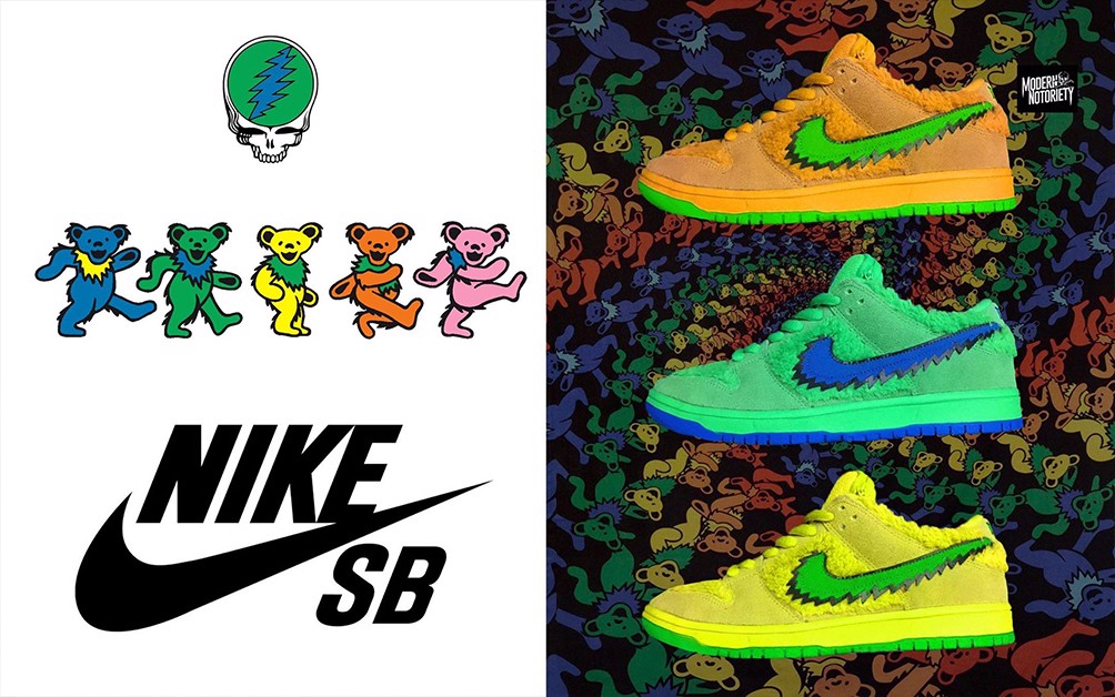 Bộ sưu tập Nike SB Dunk Lows "Grateful Dead Bears" bao nhiêu là đủ để mua?