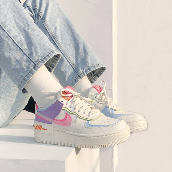 Giày Nike Wmns Air Force 1 'Shadow Beige' CU3012-164 - Ảnh 3