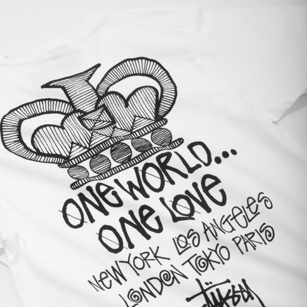 Áo Stussy One World Tee 'White' - Ảnh 3